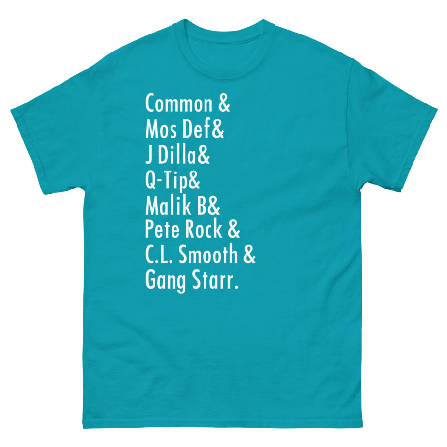 Music Common, Mos Def, J Dilla, Q-tip, Malik B, Pete Rock, C.l. Smooth Unisex classic tee