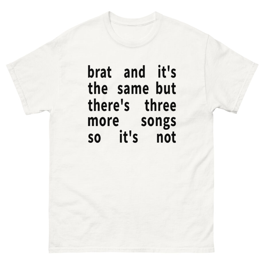 Charli Xcx It's the Same but It's Not Unisex classic tee