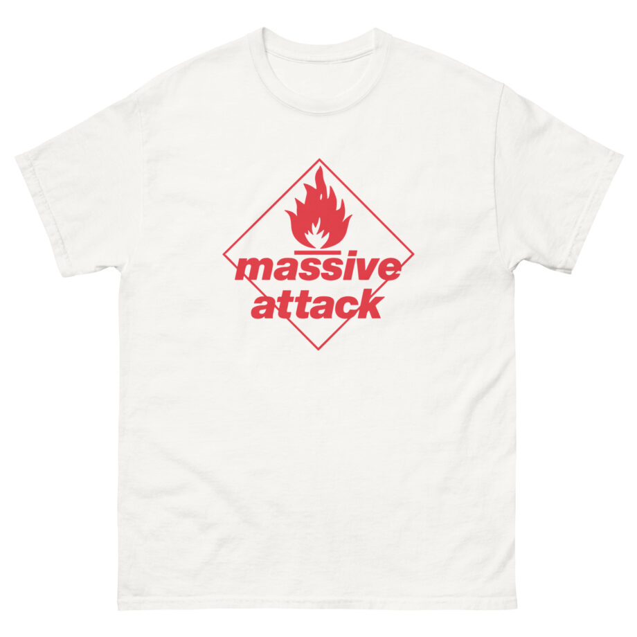 Massive Attack Blue Lines Red Logo Unisex classic tee