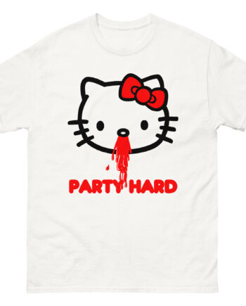 Andrew Wk Hello Party Kitty Parody Unisex classic tee