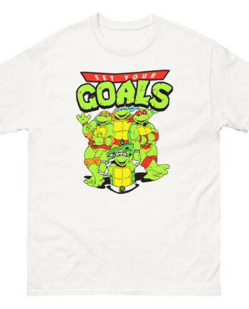 Set Your Goals Ninja Turtles Unisex classic tee