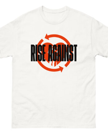 Rise Against Red Heartfist Label Unisex classic tee