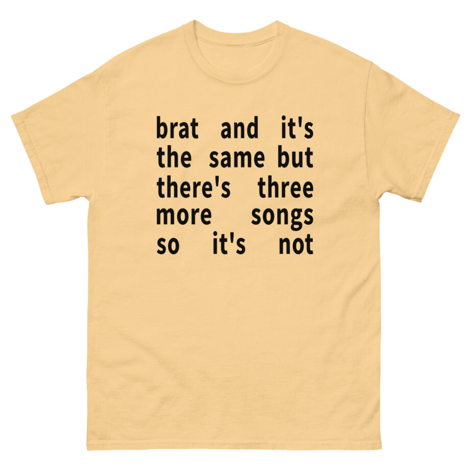 Charli Xcx It's the Same but It's Not Unisex classic tee