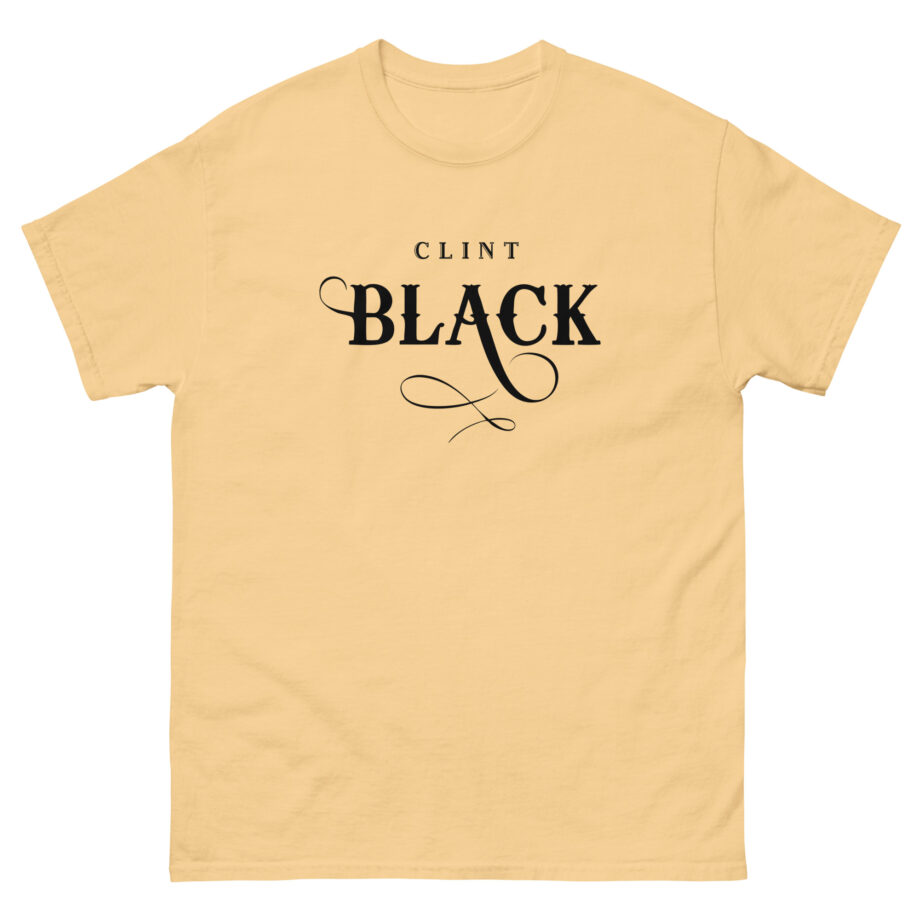 Clint Black Logo Espresso Unisex classic tee