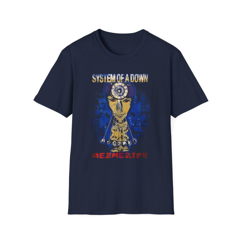 System of a Down Mezmerize Faded Cover Unisex Softstyle T-Shirt