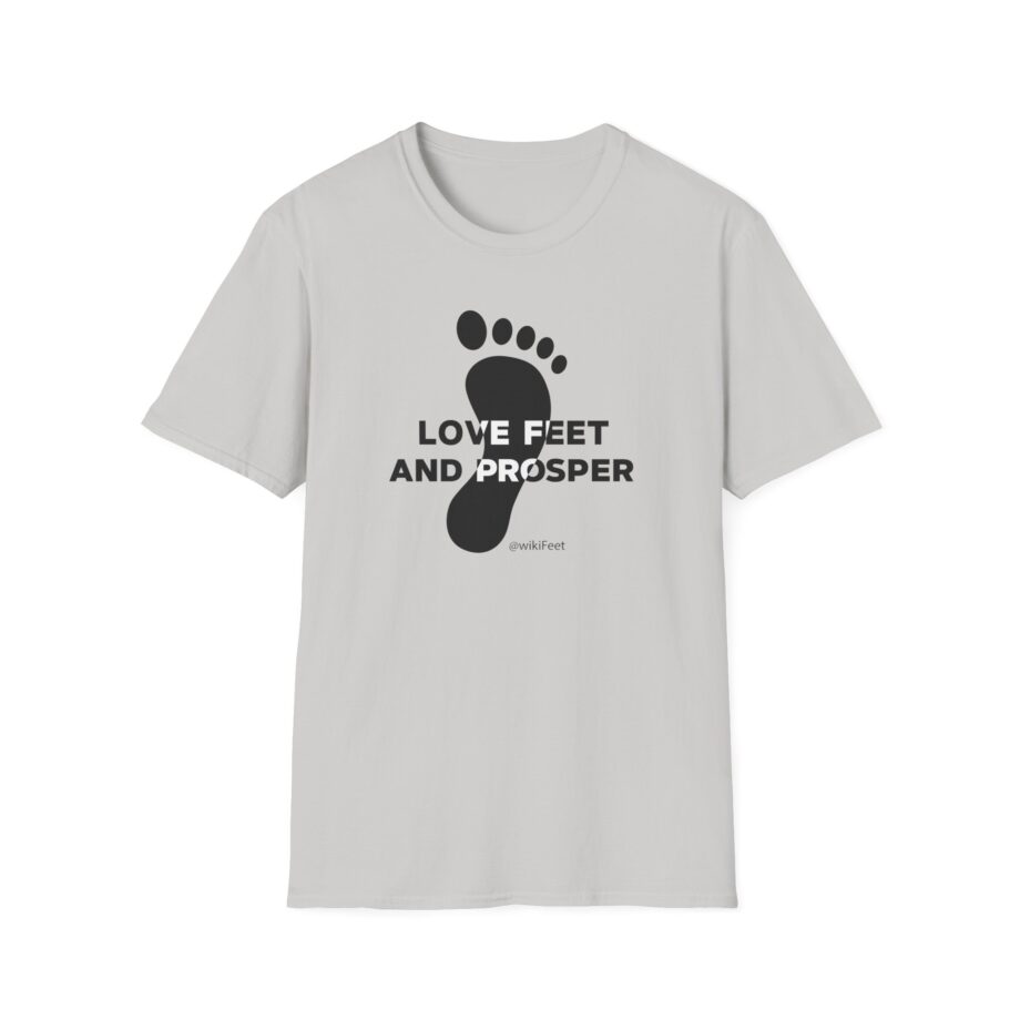 Wikifeet Love Feet and Prosper Unisex Softstyle T-Shirt