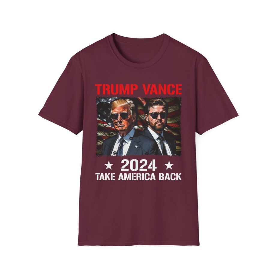 Donald Trump J.d. Vance Take America Back Unisex Softstyle T-shirt