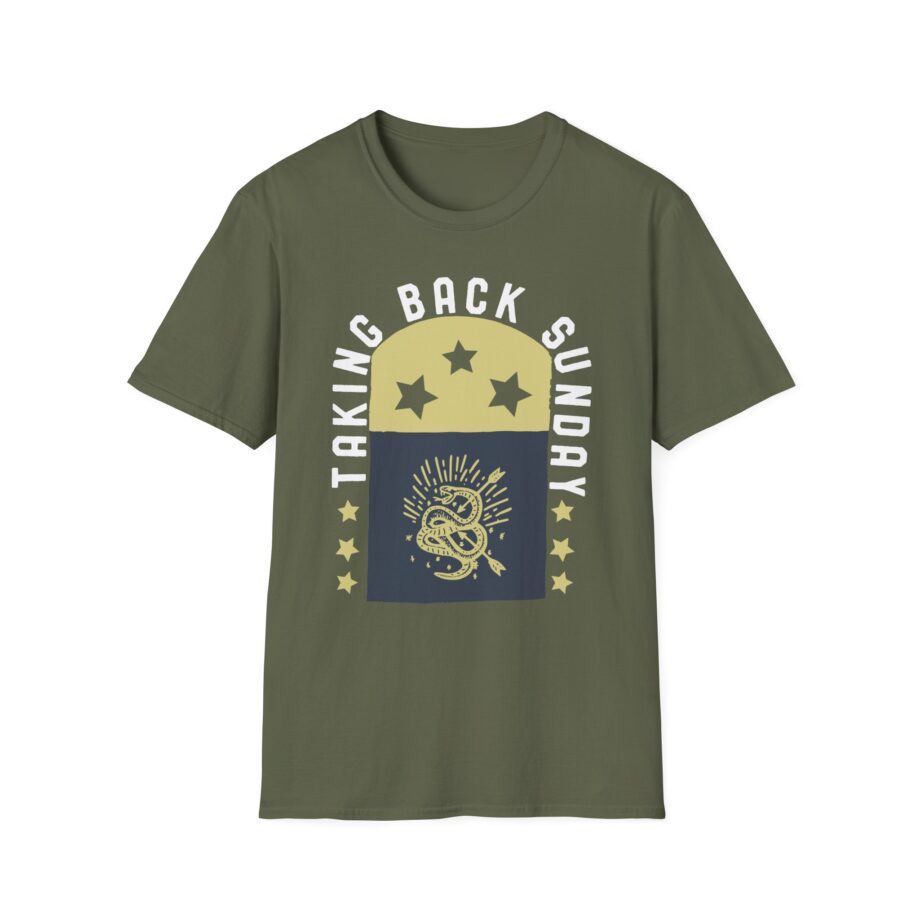 Taking Back Sunday Star Flag Unisex Softstyle T-shirt