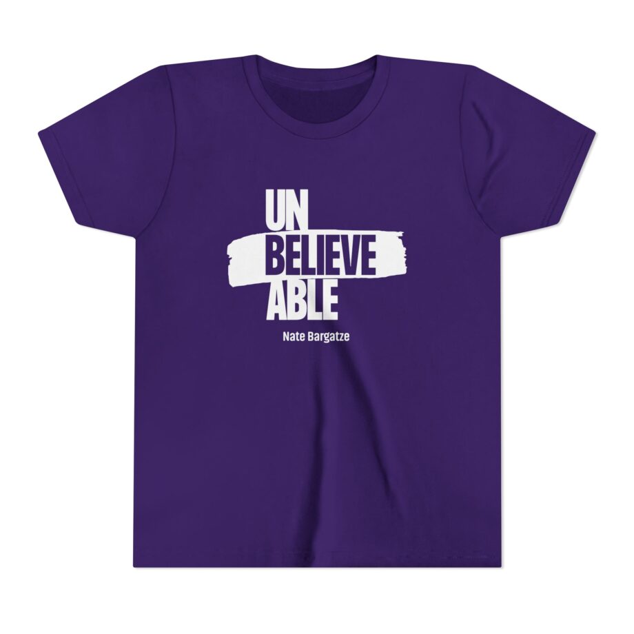 Nate Bargatze  Unbelievable Youth Short Sleeve Tee