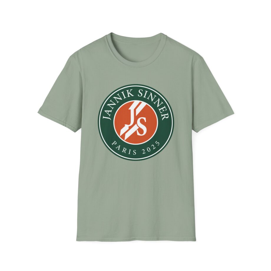 Jannik Sinner Paris 2025  Unisex Softstyle T-Shirt