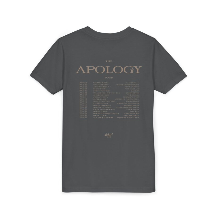 Wave to earth  Slchld 'apology' Na Tour Youth Short Sleeve Tee