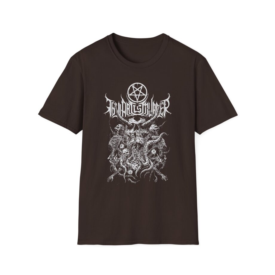 Thy Art is Murders Riddick Skull Pile Unisex Softstyle T-shirt