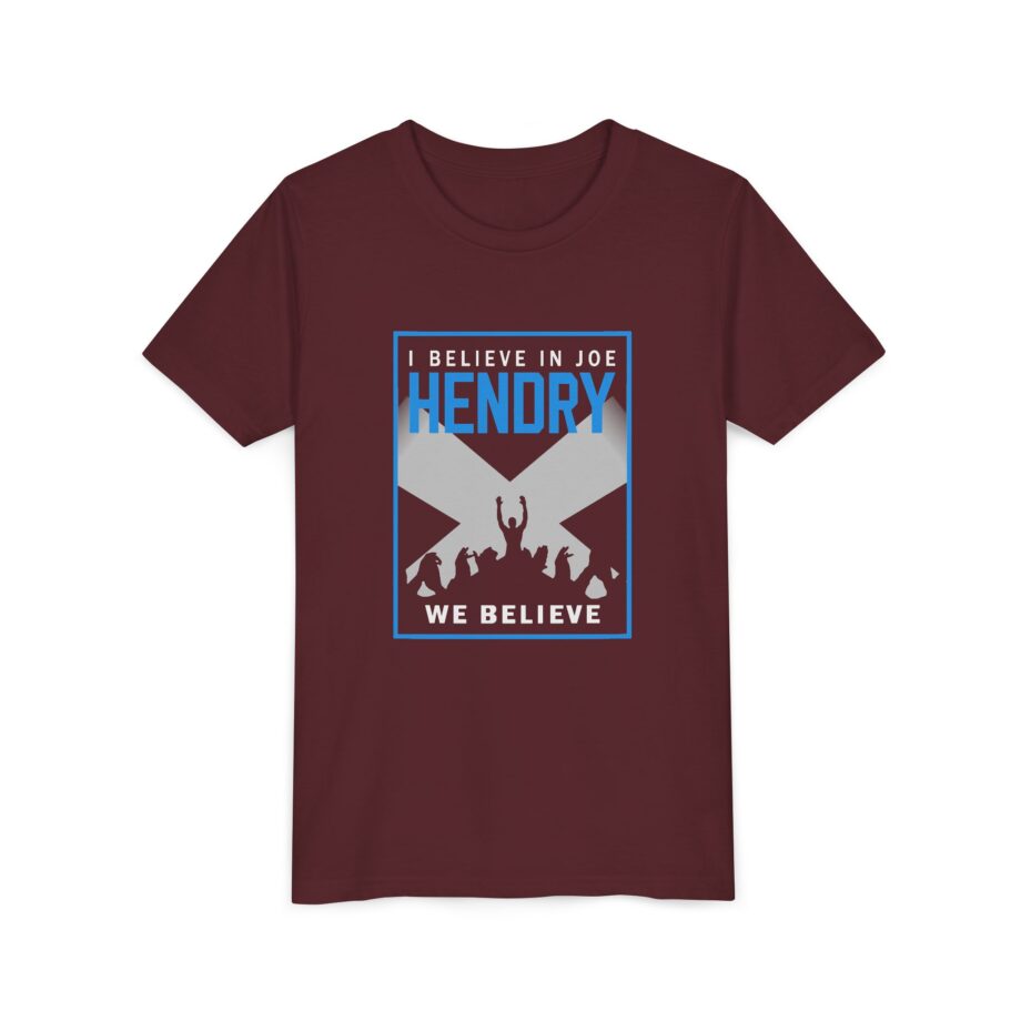 I Believe in Joe Hendry We Believe Youth Short Sleeve Tee