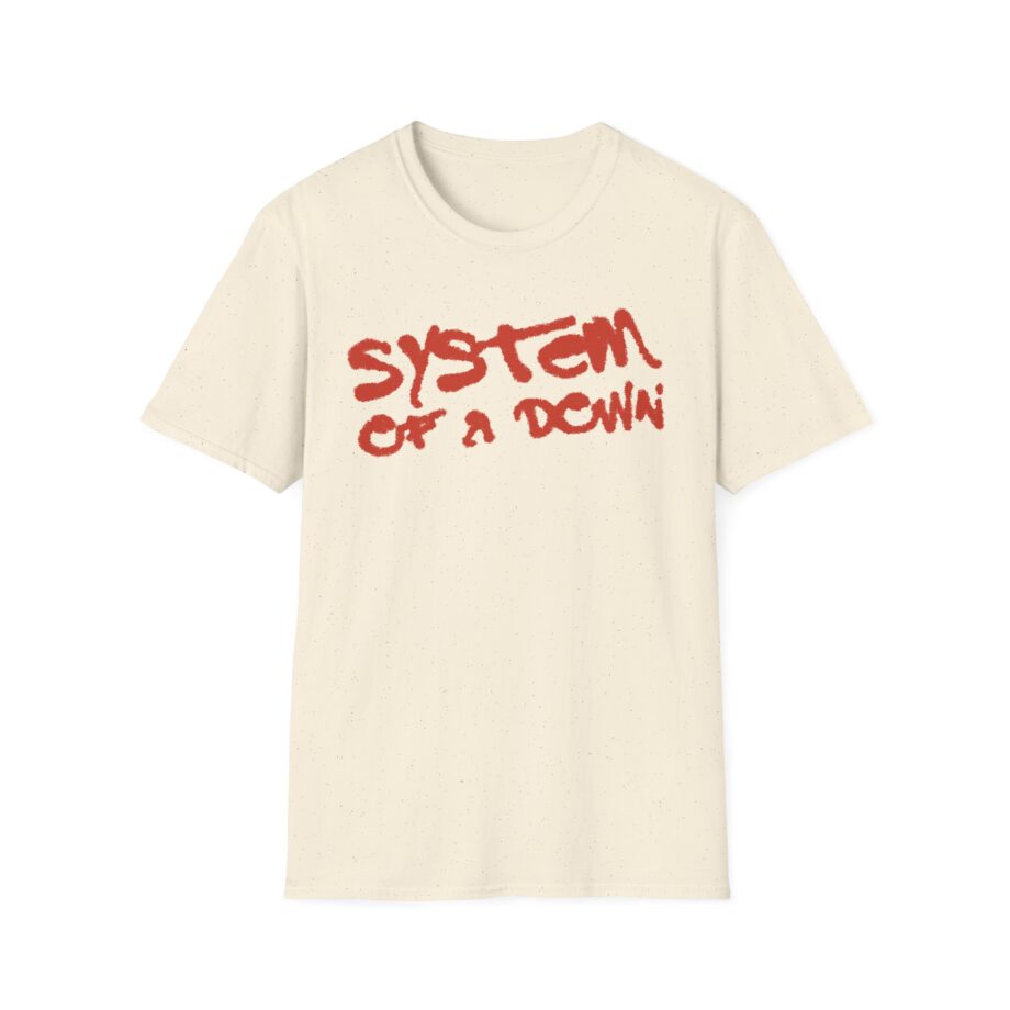 System of a Down Puff Script Unisex Softstyle T-Shirt