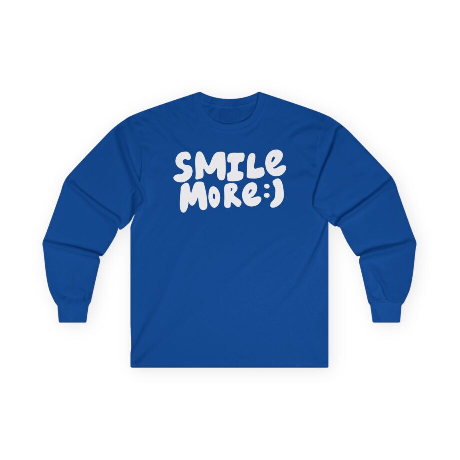 Roman Atwood Smile More Unisex Ultra Cotton Long Sleeve Tee
