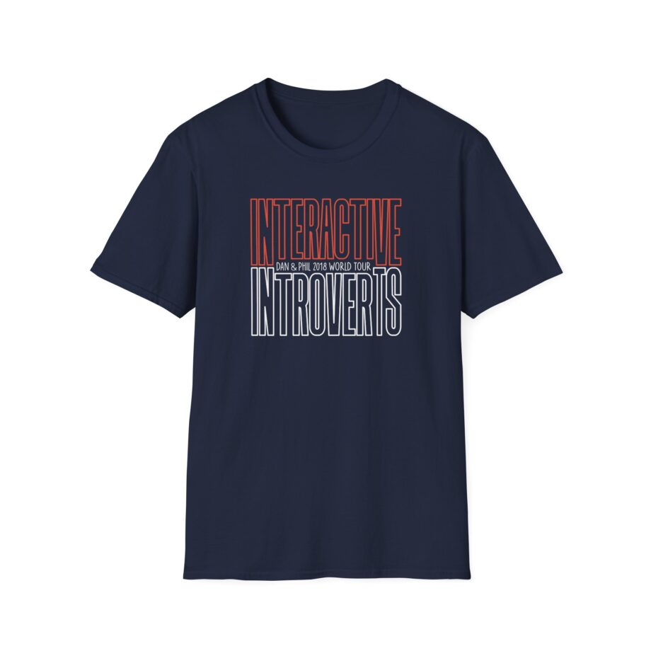 Dan and Phil Interactive Introverts Unisex Softstyle T-Shirt