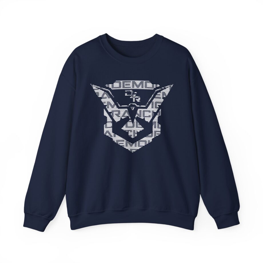 Demolition Ranch Demo Glitch Shield Unisex Heavy Blend Crewneck Sweatshirt