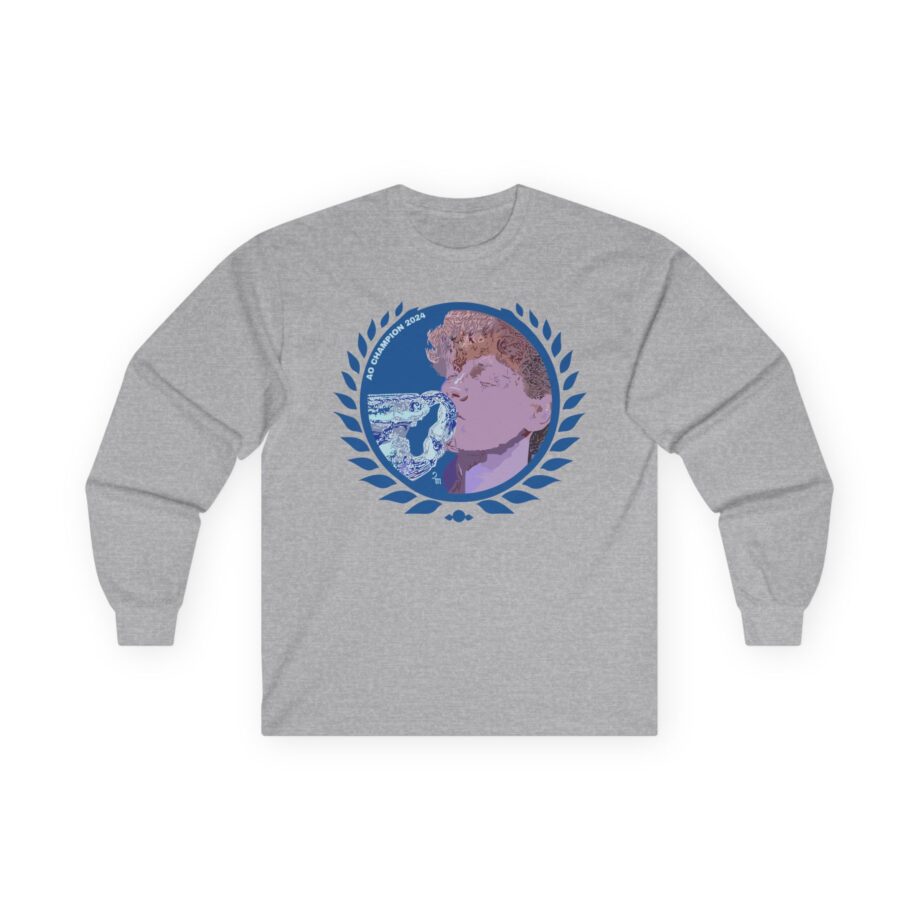 Jannik Sinner AO Champion Unisex Ultra Cotton Long Sleeve Tee