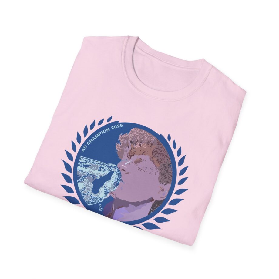 Jannik Sinner AO Champion 2025 Unisex Softstyle T-Shirt