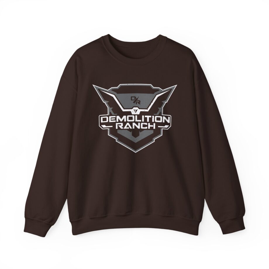Monochrome Shield Unisex Heavy Blend Crewneck Sweatshirt