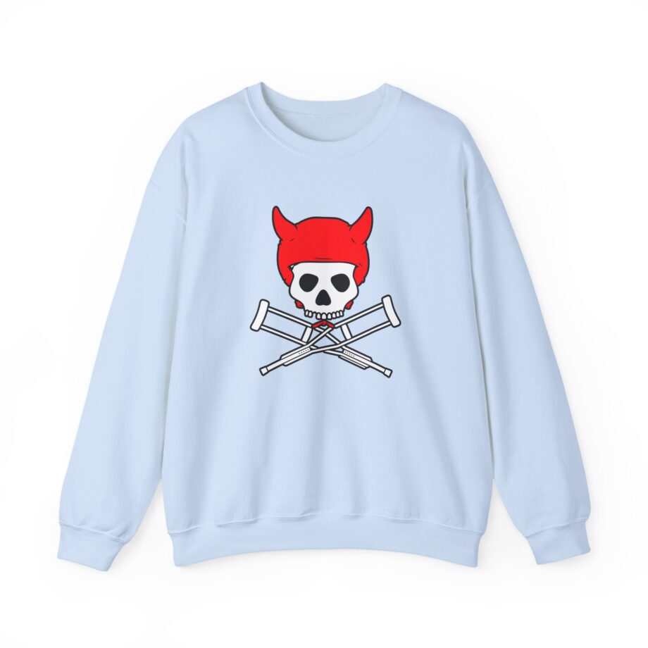 Jackass Camouflage Helmet Unisex Heavy Blend™ Crewneck Sweatshirt