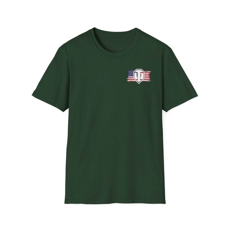 World of Tank Wot July 4th Eagle Unisex Softstyle T-Shirt