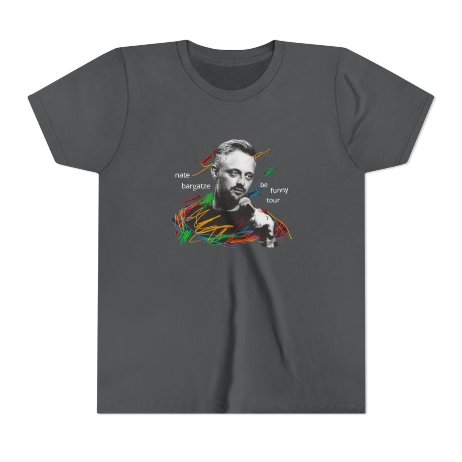 Nate Bargatze 2024 Be Funny Tour Youth Short Sleeve Tee