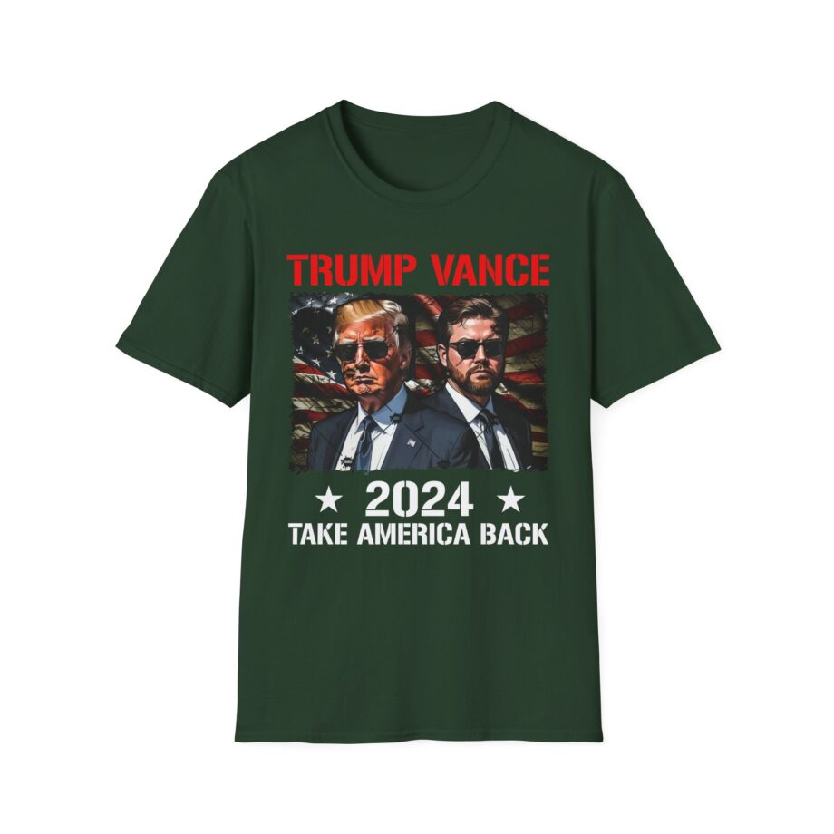 Donald Trump J.d. Vance Take America Back Unisex Softstyle T-shirt