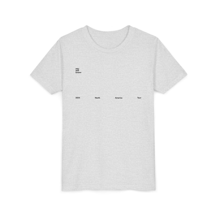 Wave to Earth 0.03 NA Tour Youth Short Sleeve Tee