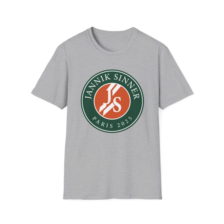 Jannik Sinner Paris 2025  Unisex Softstyle T-Shirt