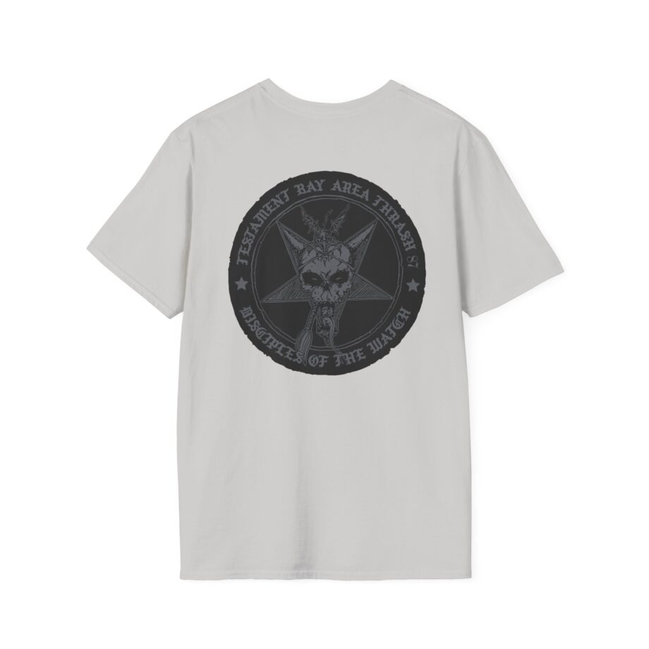 Testament Bay Area Thrash Blackout Unisex Softstyle T-Shirt