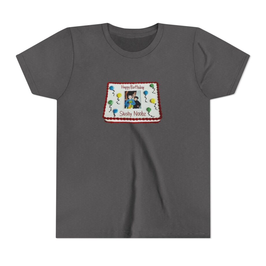 Birthday Cake Slushy Noobz Youth Short Sleeve Tee