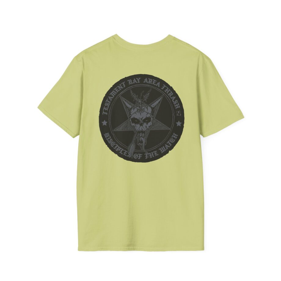 Testament Bay Area Thrash Blackout Unisex Softstyle T-Shirt