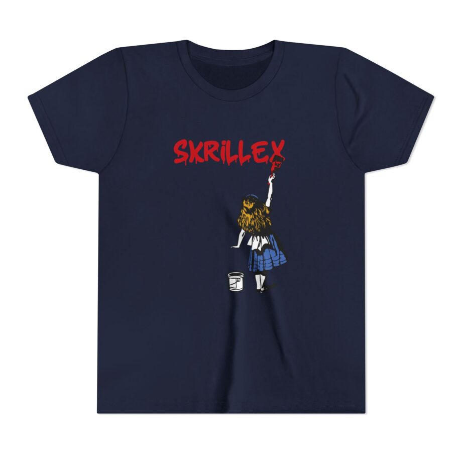 skrillex red girl Graphic Short Sleeve Tee