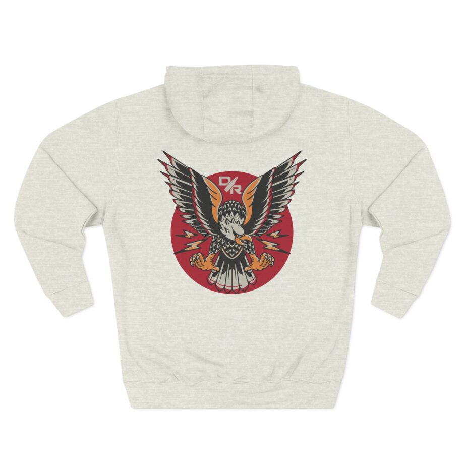 Demolition Ranch Demo Tattoo Eagle Three-Panel Fleece Hoodie