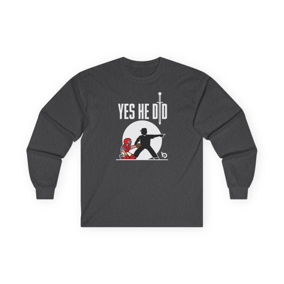 Trevor Bauer Yes He Did Unisex Ultra Cotton Long Sleeve Tee