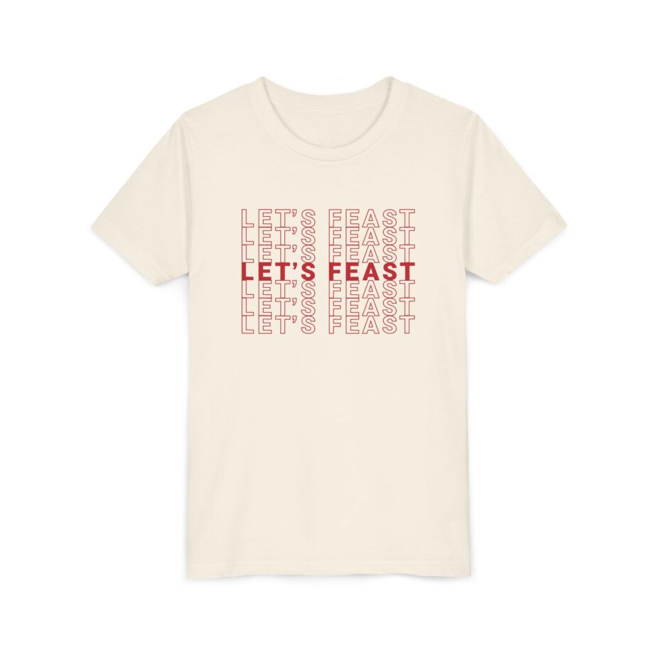 Elyse Myers Let’s Feast Youth Short Sleeve Tee