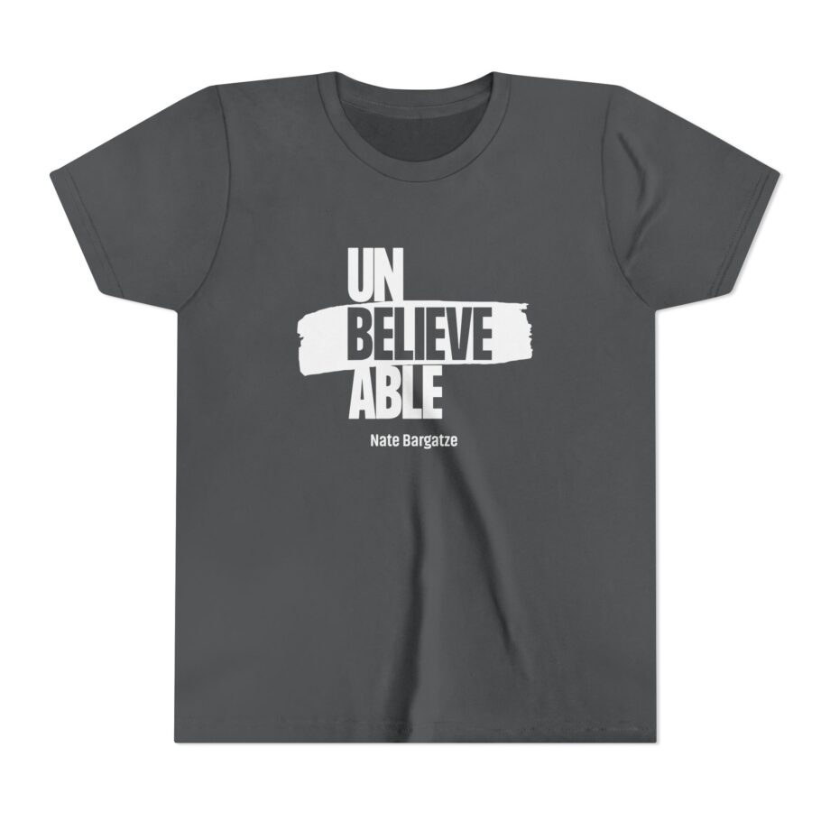 Nate Bargatze  Unbelievable Youth Short Sleeve Tee