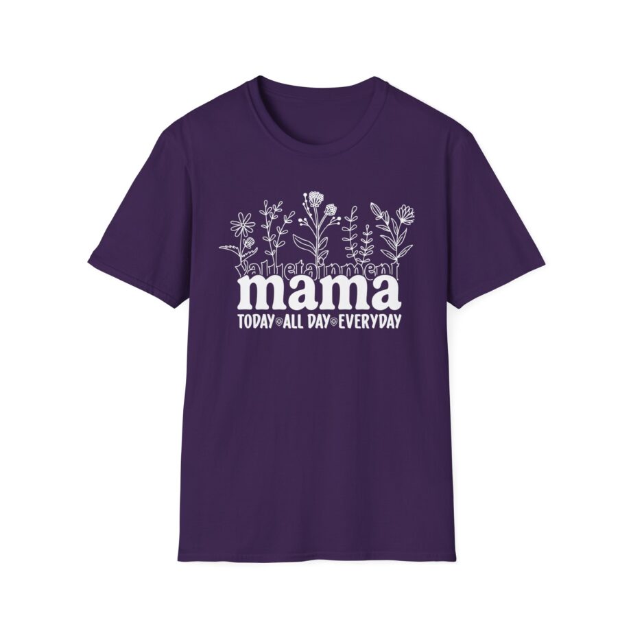 Valuetainment Future Looks Bright Lilac Everyday Vt Mama Unisex Softstyle T-shirt