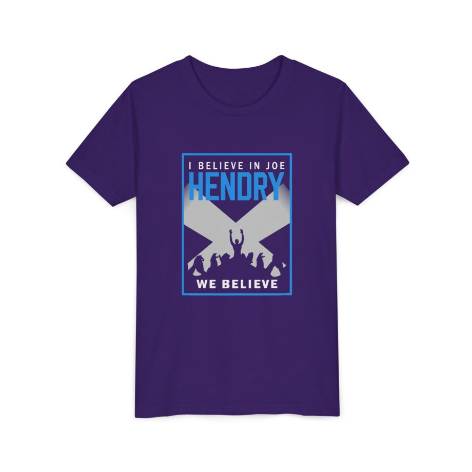 I Believe in Joe Hendry We Believe Youth Short Sleeve Tee