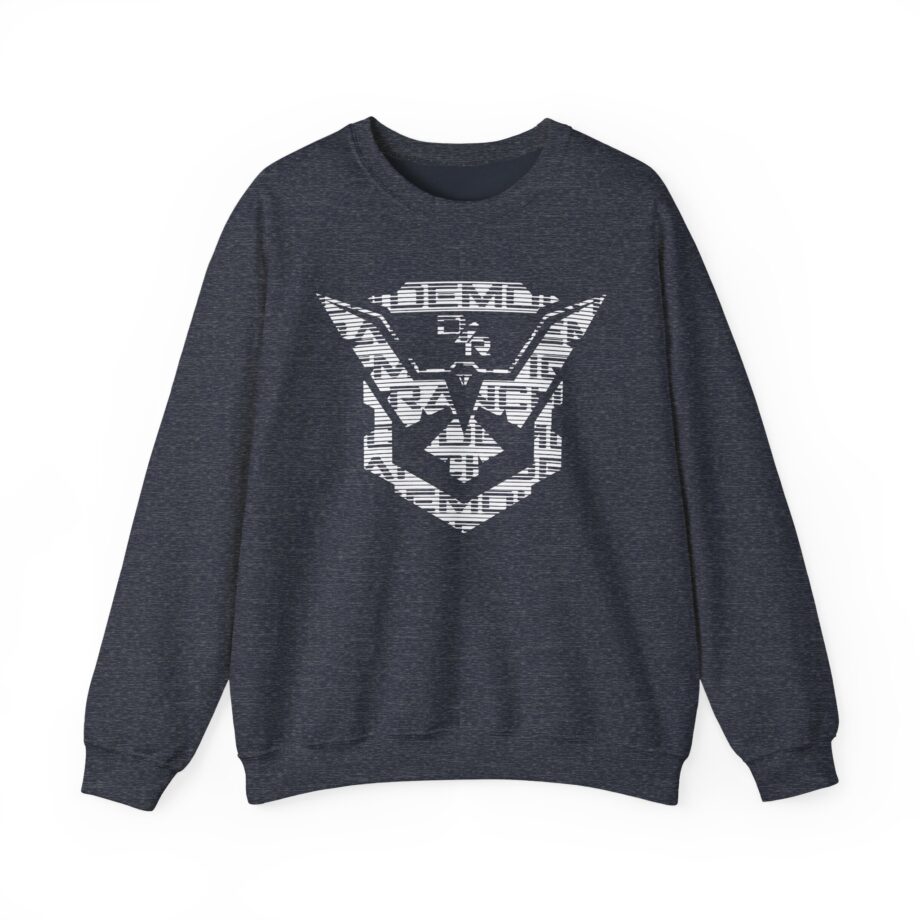 Demolition Ranch Demo Glitch Shield Unisex Heavy Blend Crewneck Sweatshirt