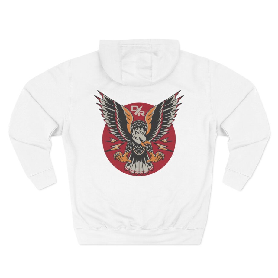 Demolition Ranch Demo Tattoo Eagle Three-Panel Fleece Hoodie