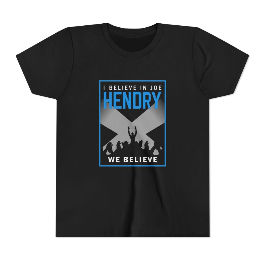 I Believe in Joe Hendry We Believe Youth Short Sleeve Tee
