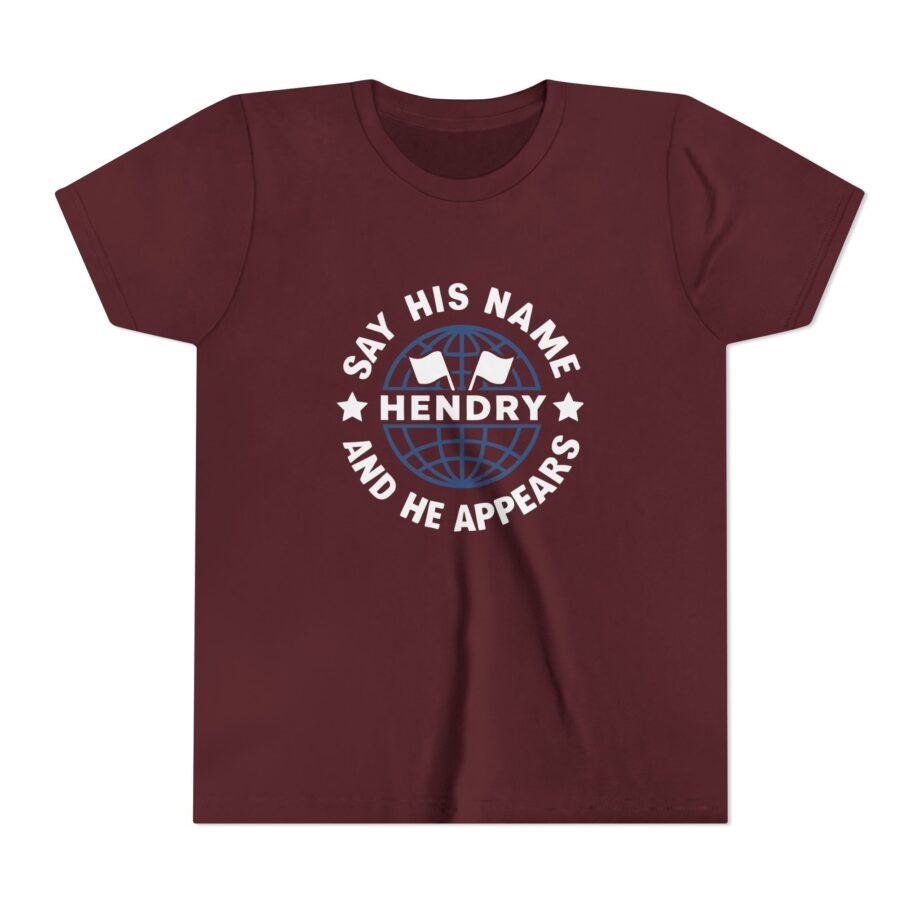 Say His Name Joe Hendry Youth Short Sleeve Tee