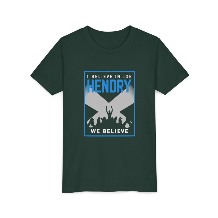 I Believe in Joe Hendry We Believe Youth Short Sleeve Tee
