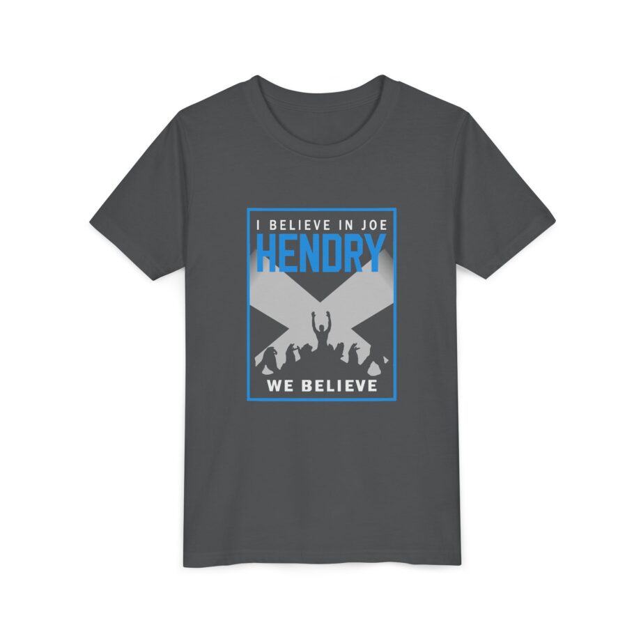 I Believe in Joe Hendry We Believe Youth Short Sleeve Tee