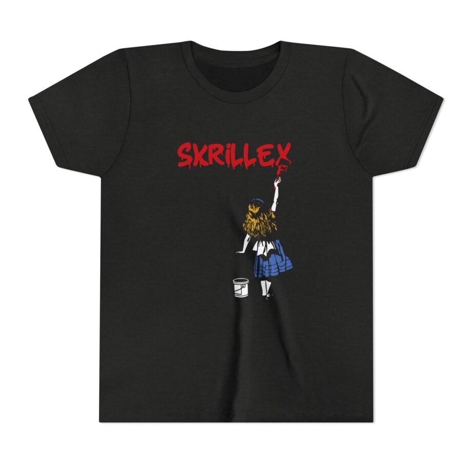 skrillex red girl Graphic Short Sleeve Tee