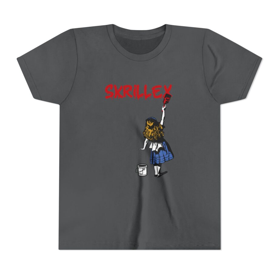 skrillex red girl Graphic Short Sleeve Tee