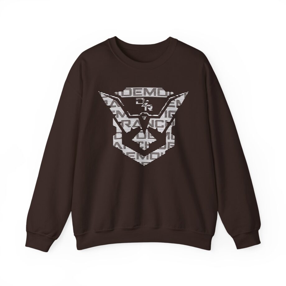 Demolition Ranch Demo Glitch Shield Unisex Heavy Blend Crewneck Sweatshirt