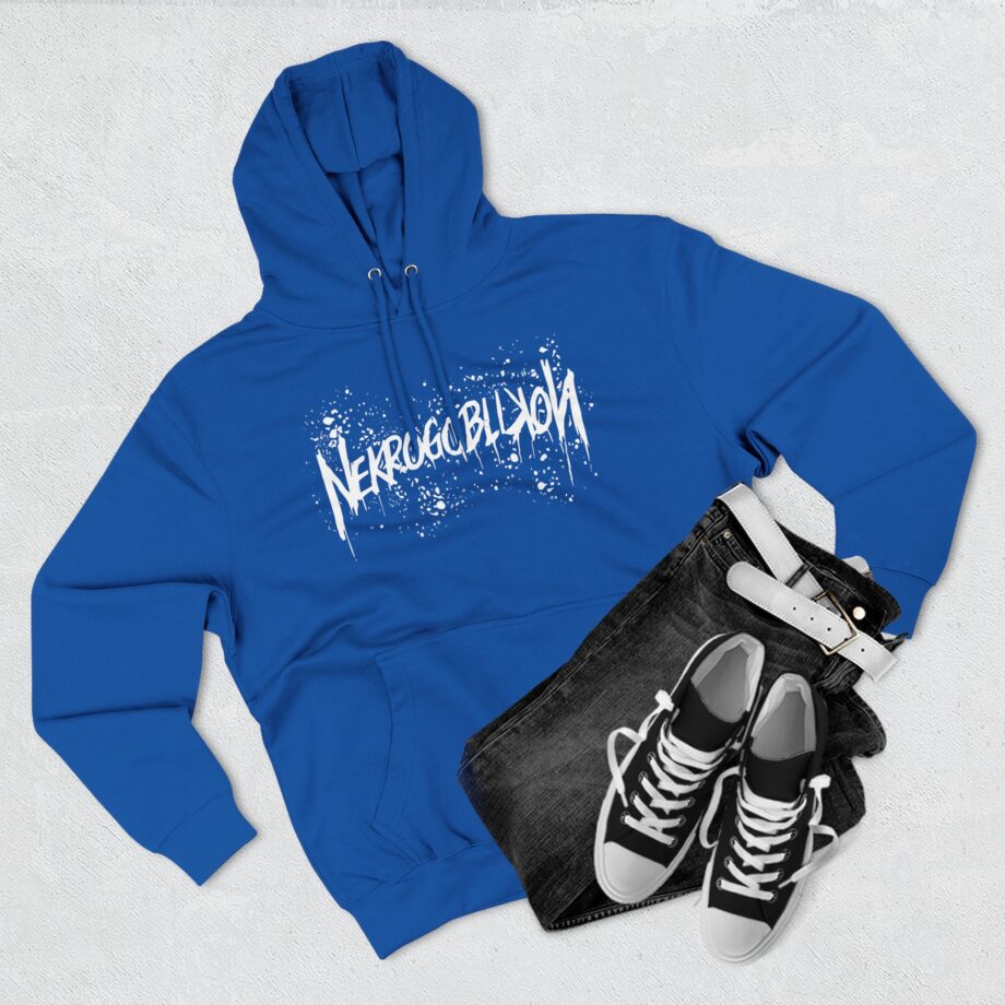 Nekrogoblikon Goblin Mode Raglan Three-Panel Fleece Hoodie